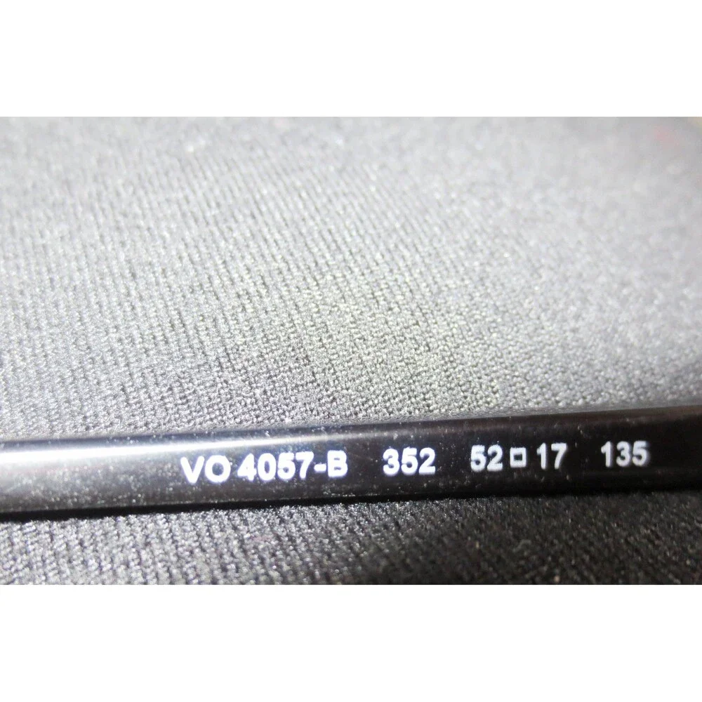 Vogue VO 4057-B 352 Black Silver Rectangular Eyeglasses Frames 52-17-135 Womens